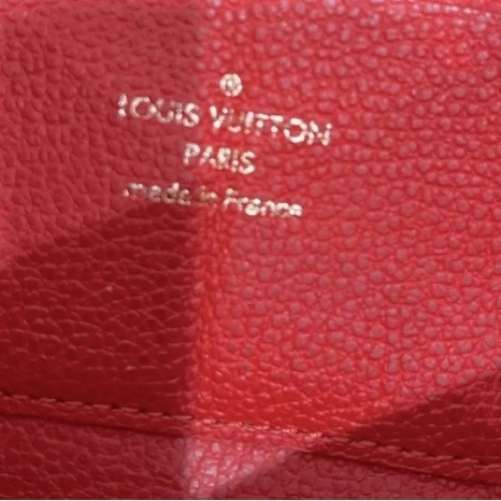 Louis Vuitton Monogram Empreinte Leather Zip Long Wallet